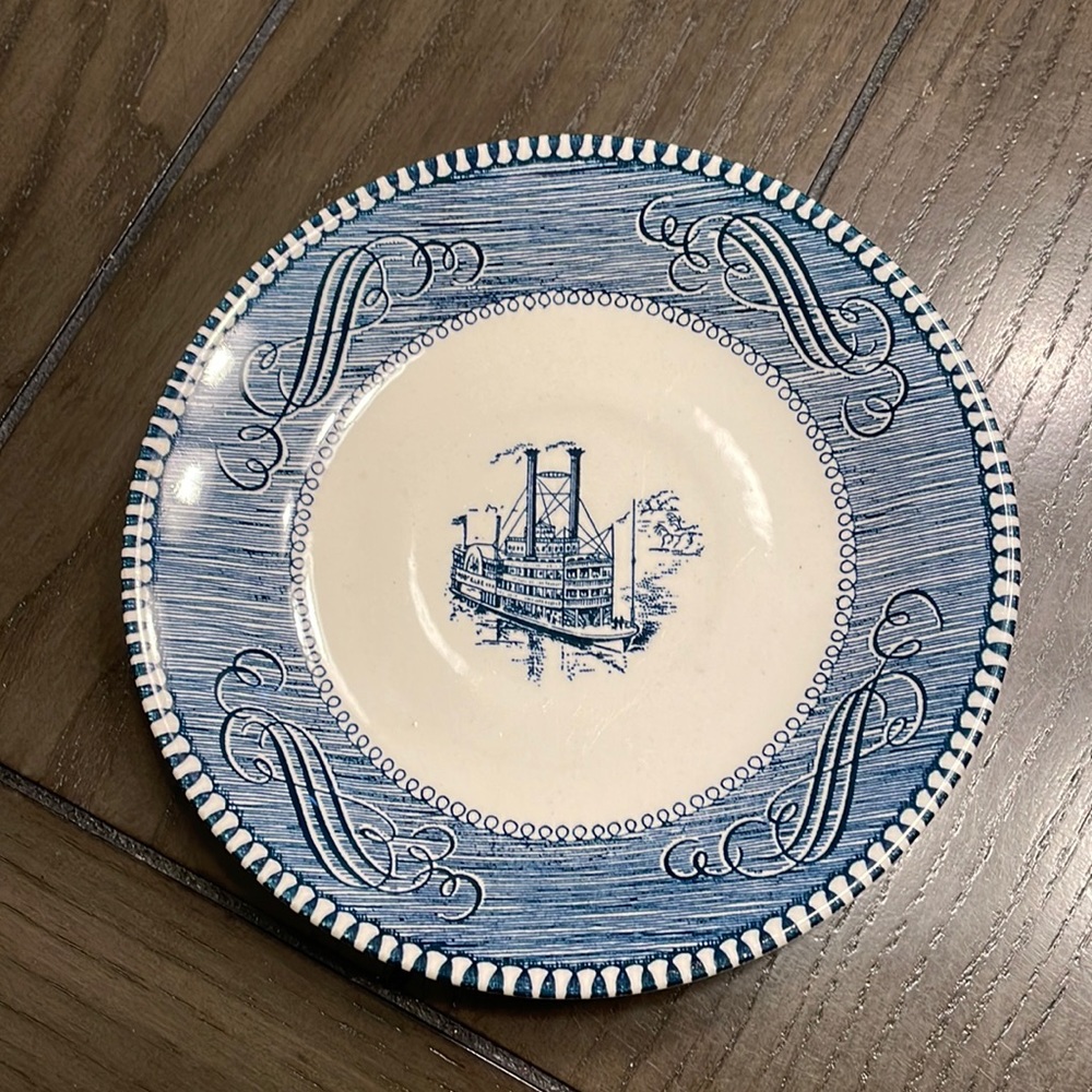 Currier & Ives Saucer